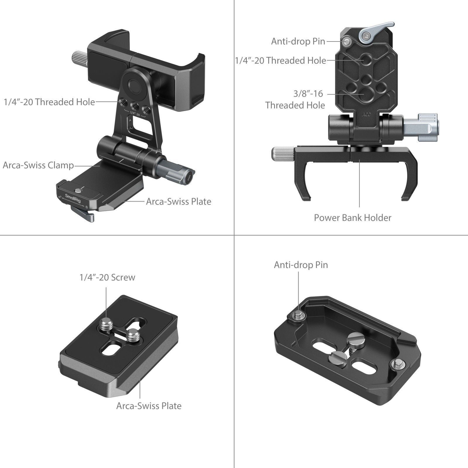 SmallRig 4695 Power Bank yakın plan görseli