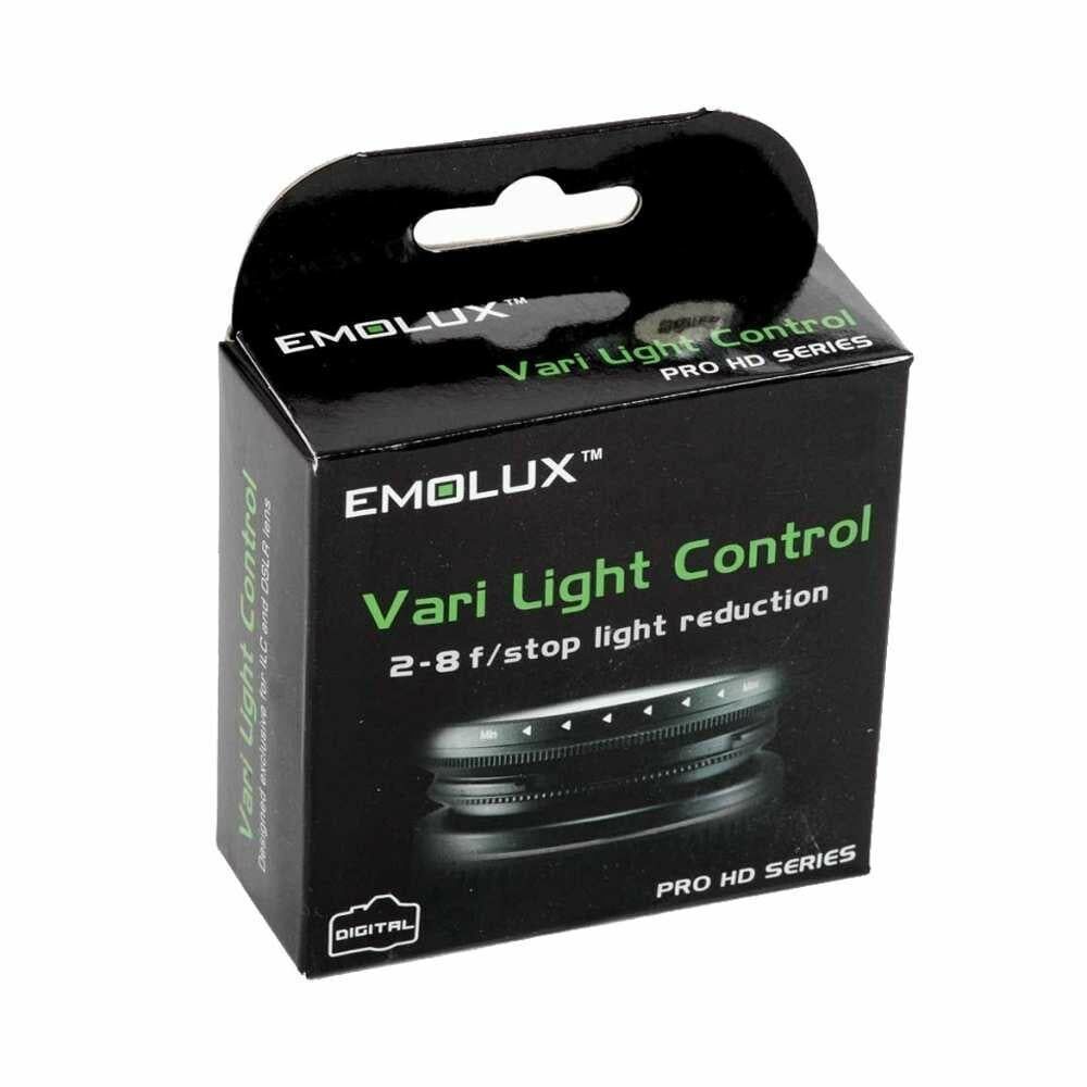 Emolüx 82mm ND Filtre 1-8 F/ Stop Variable II