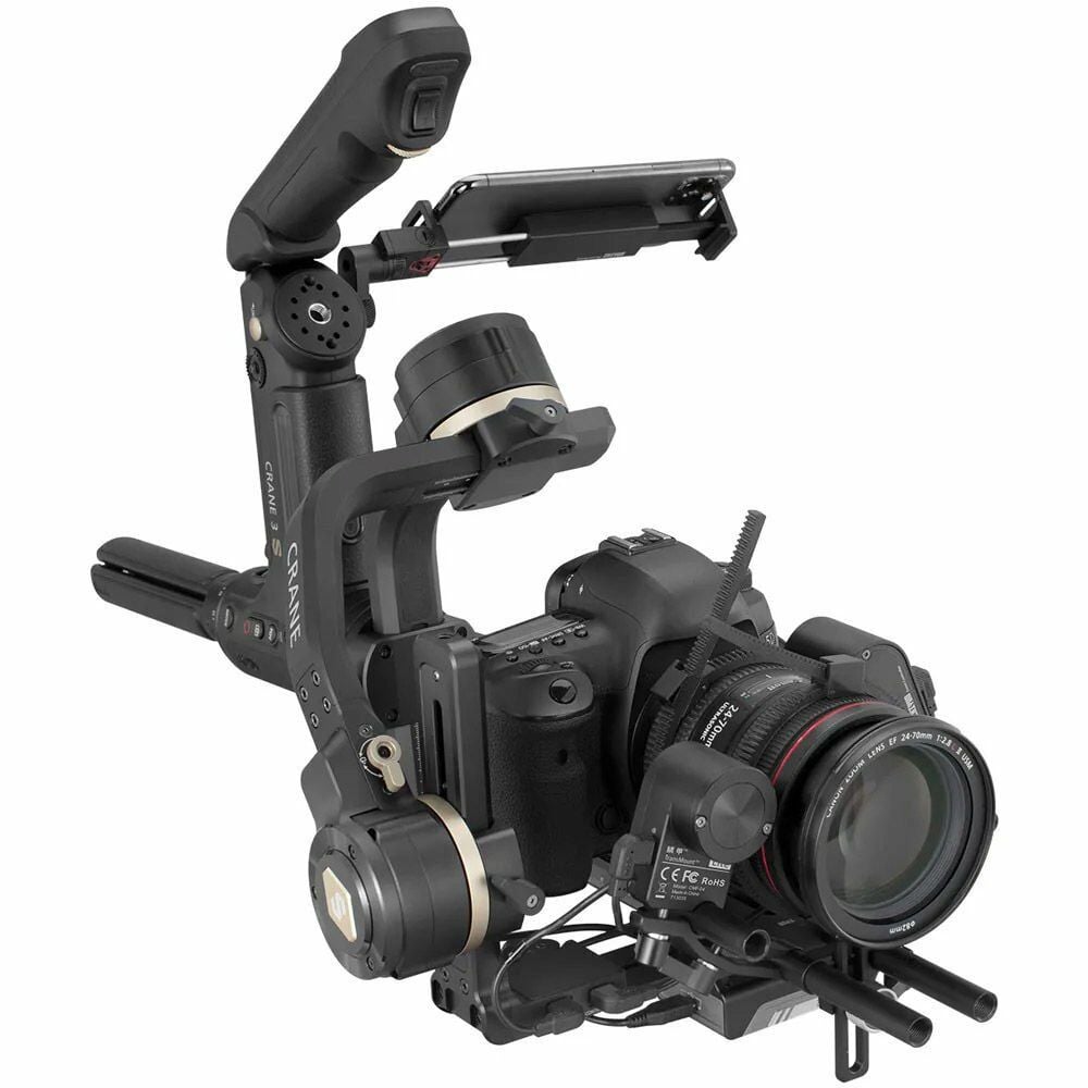 Zhiyun Crane 3S Gimbal – farklı açıdan görünüm Zhiyun Crane 3S Gimbal farklı açıdan görünüm