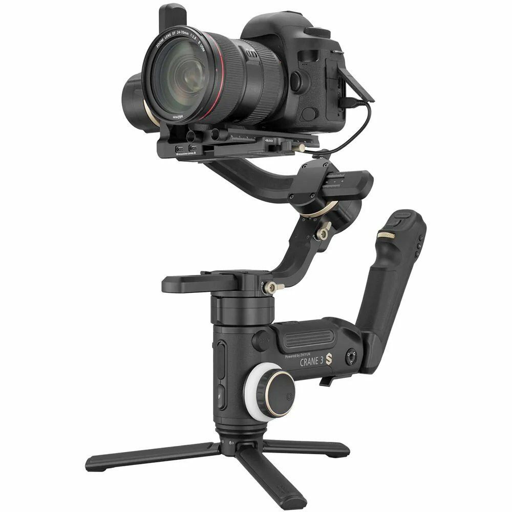 Zhiyun Crane 3S Gimbal – yakın plan görseli Zhiyun Crane 3S Gimbal yakın plan görseli