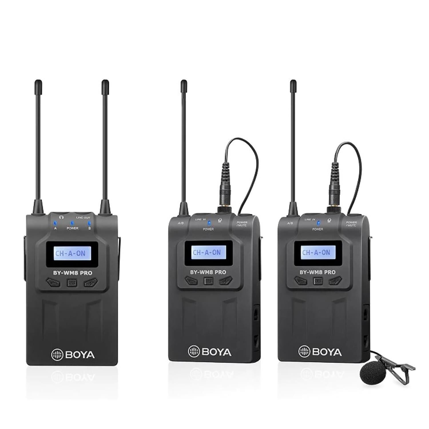 Boya BY-WM8 Pro Kit-2 – ürün görseli Boya BY-WM8 Pro Kit-2 ürün görseli