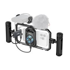 SmallRig 5276 Hepsi Bir Arada Termal Canlı Yayın ve Video Çekim El Tipi Telefon Kafesi Kiti