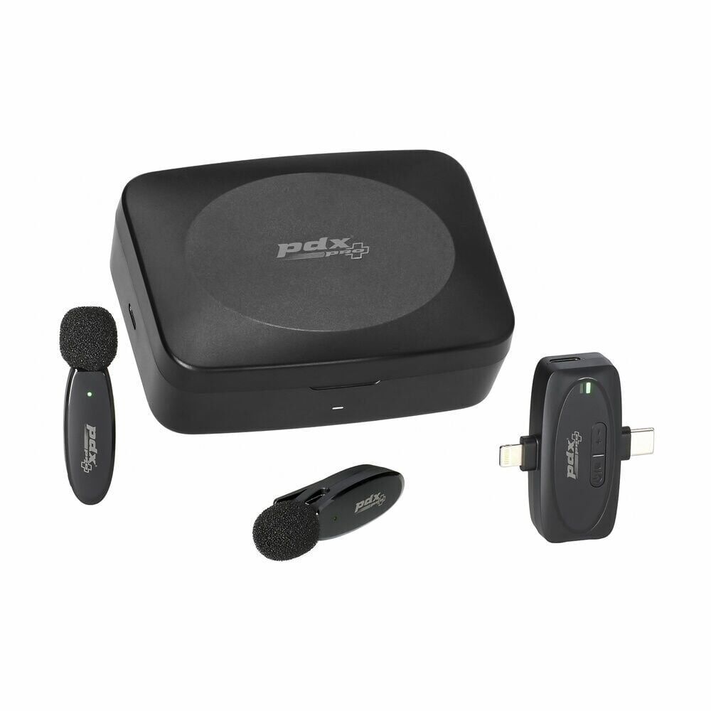 Pdx Pro V10 Kablosuz İkili Yaka Mikrofonu