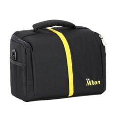 PDX for Nikon Baskılı Kare Çanta
