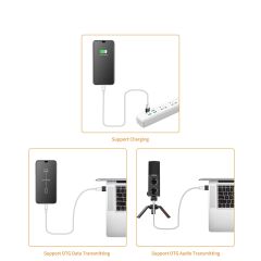 Comica CVM-USBC-A OTG USB-C'den USB-A'ya Adaptör
