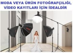 JINBEI EFII-60 COB LED Video Işığı 2'li Set  5500K