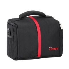 PDX for Canon Baskılı Kare Çanta
