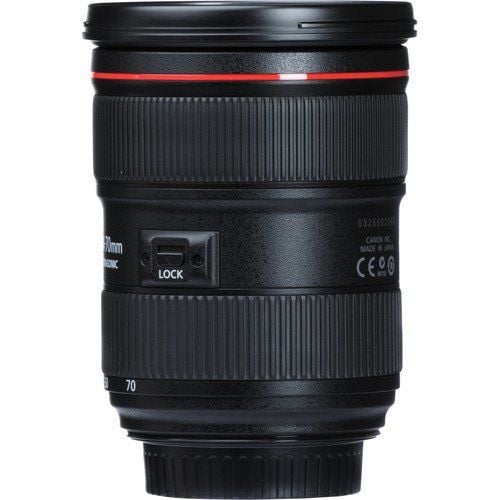 Canon EF 24-70mm f/2.8L II USM – farklı açıdan görünüm Canon EF 24-70mm f/2.8L II USM farklı açıdan görünüm
