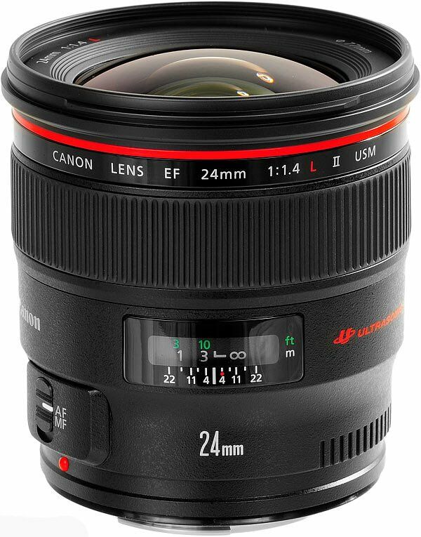 Canon EF 24mm f/1.4L II USM Lens