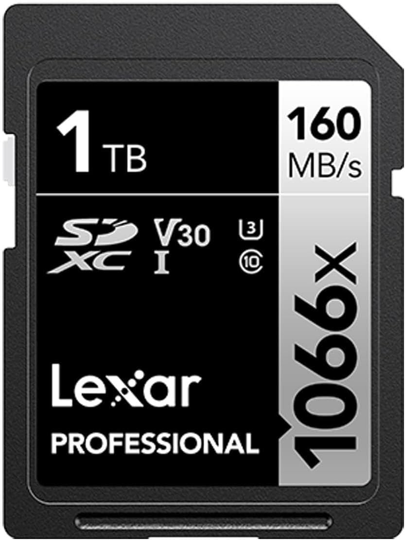 Lexar Professional 1066x Class 10 UHS-I U3 V30 1TB Hafıza Kartı