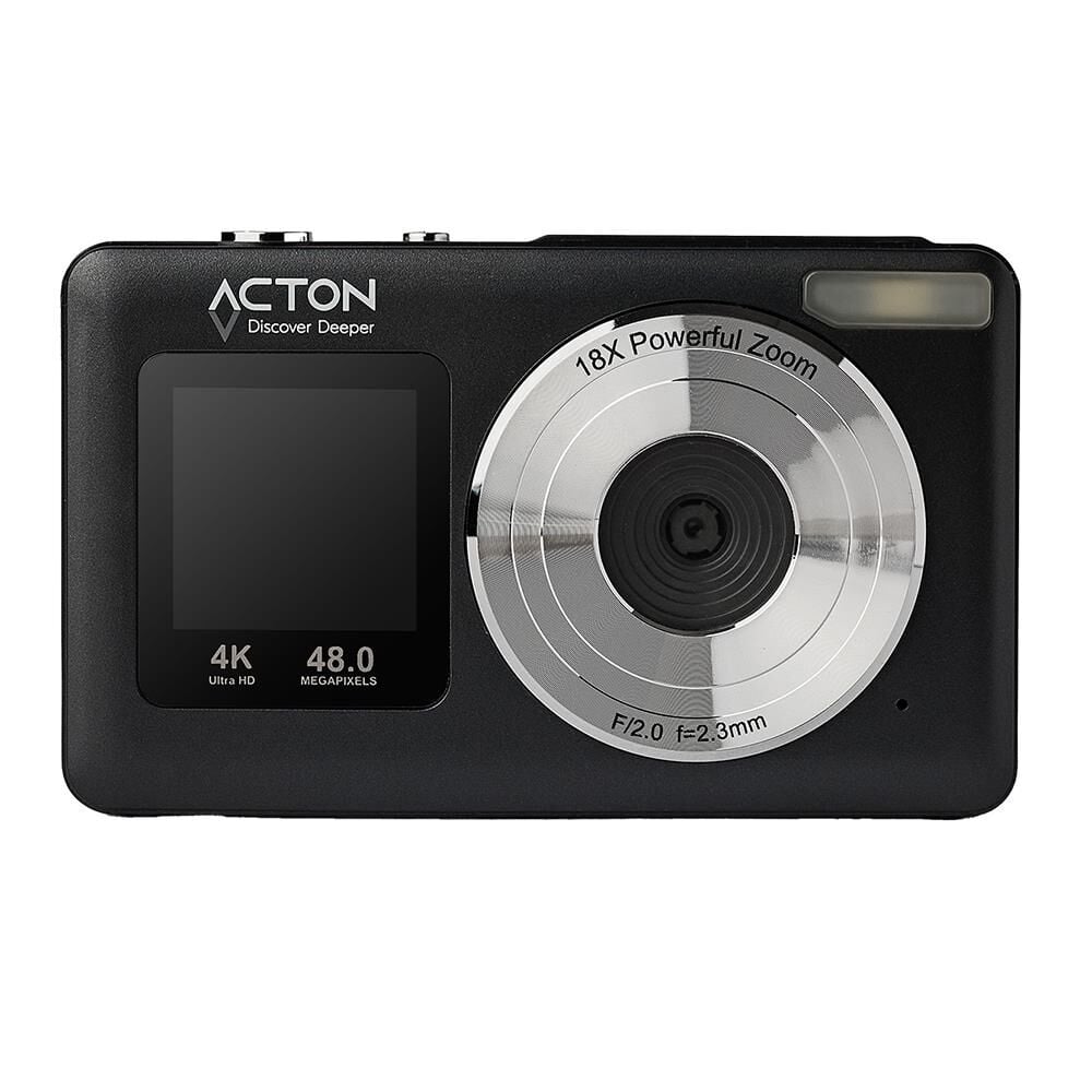 Acton AC18 Selfix Dijital Kompakt Kamera (Siyah)