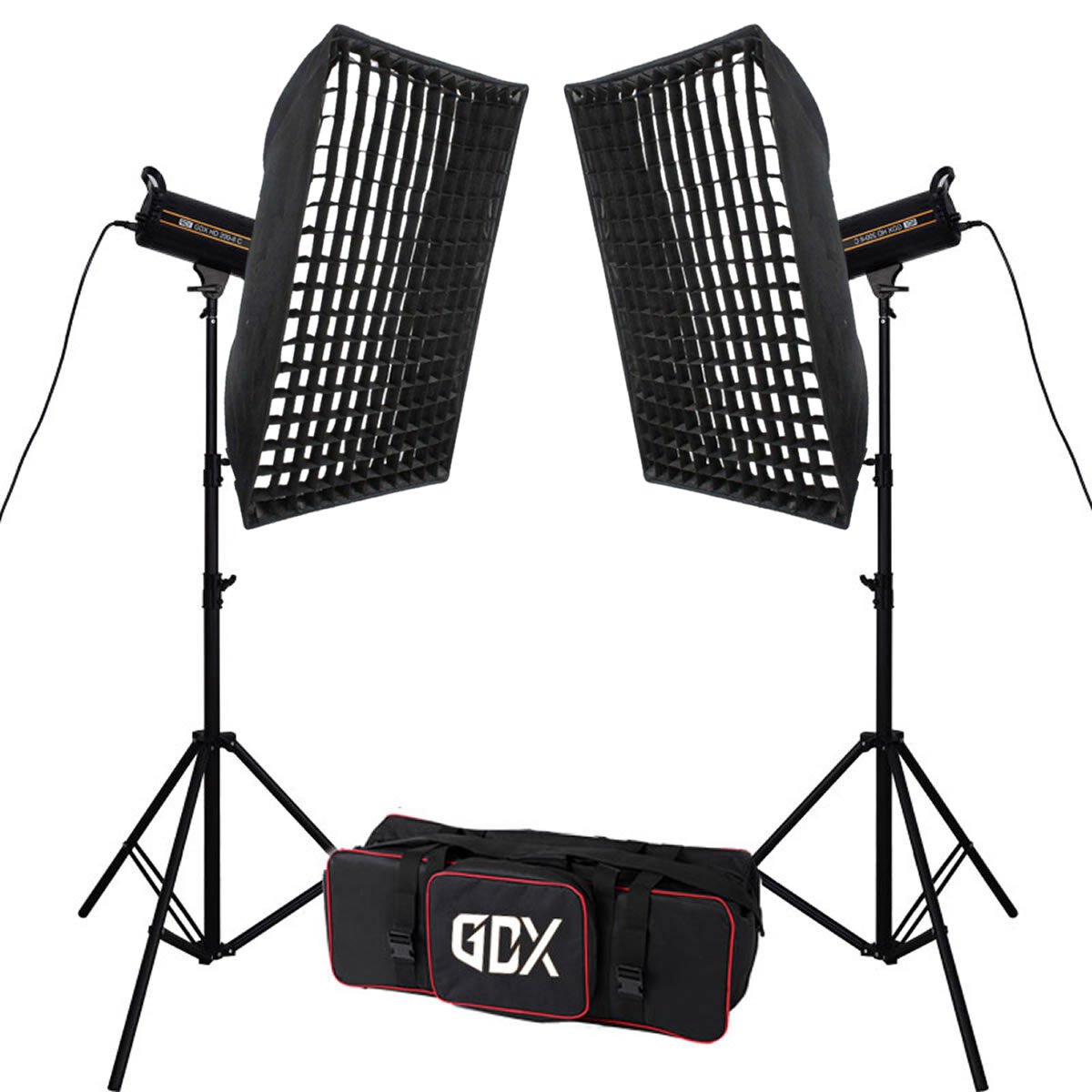 Gdx HD-120II C BiColor 2'li Işık Seti 120W Fotoğraf ve Video LED Işığı