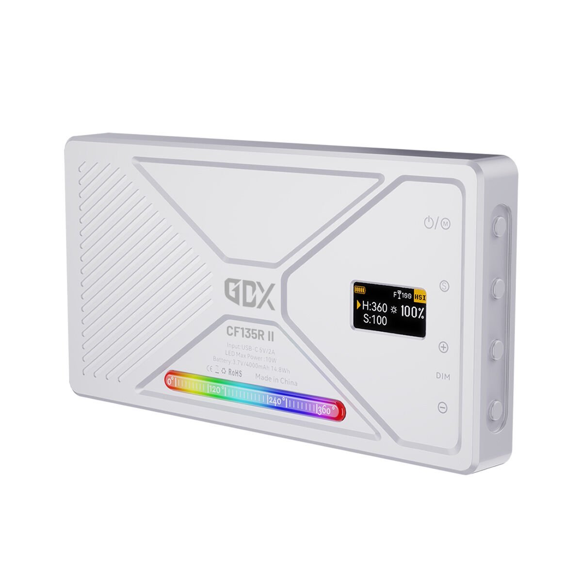 GDX CF-135 II RGB Mini Mobil Fotoğrafçılık ve Video 10W Led Dolgu Işığı