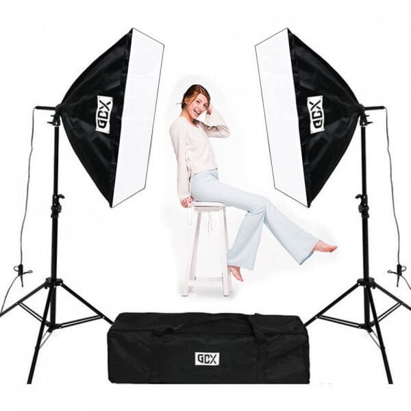 Gdx TLB-2 Twin Pro 50x70 Softbox Kit - Lambasız