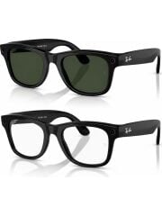 Ray-Ban Meta Wayfarer Gen 2 RW4012 601/71 Parlak Siyah-Yeşil Akıllı Gözlük(53 Beden)