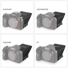 SmallRig 2215 LCD Ekran Gölgelik Sony A7 A7II A7III A9 Serisi Kameralar için