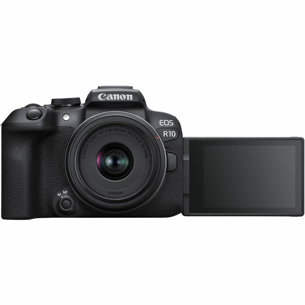 Canon EOS R10 18-45mm Lens – yakın plan görseli Canon EOS R10 18-45mm Lens yakın plan görseli