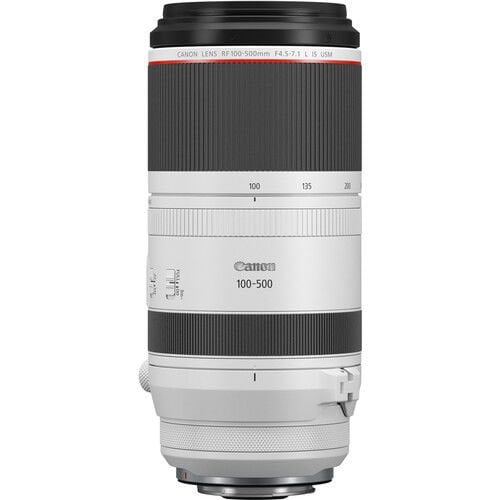 Canon RF 100-500mm f / 4.5-7.1L IS USM – farklı açıdan görünüm Canon RF 100-500mm f / 4.5-7.1L IS USM farklı açıdan görünüm
