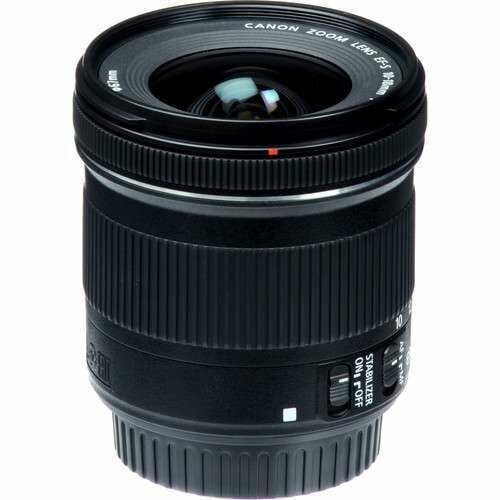 Canon EF-S 10-18mm f/4.5-5.6 IS STM – farklı açıdan görünüm Canon EF-S 10-18mm f/4.5-5.6 IS STM farklı açıdan görünüm