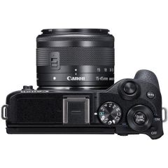 Canon EOS M6 Mark II + 15-45 mm Lens Aynasız Fotoğraf Makinesi
