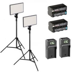 PDX LED 576A Led Işık + 2 Metre Ayaklı İkili Kit