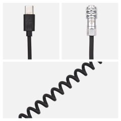 Andoer D11029 USB-C BMPCC 4K 6K 2 Pinli Güç Kablosu
