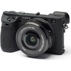 EasyCover Sony A6500 Silikon Kılıf ECSA6500B (Siyah)