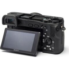 EasyCover Sony A6500 Silikon Kılıf ECSA6500B (Siyah)