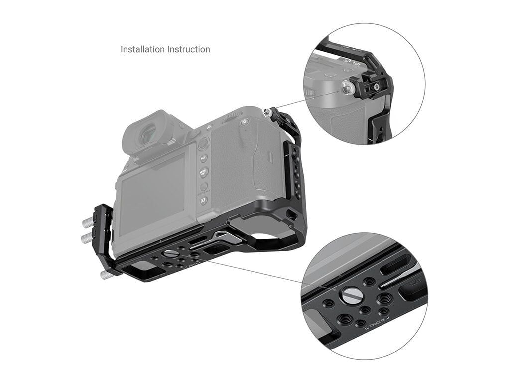 SmallRig 3715 GFX100S – farklı açıdan görünüm SmallRig 3715 GFX100S farklı açıdan görünüm