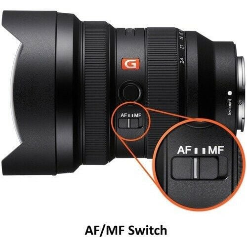 Sony Fe 12-24MM F/2.8 Gm – yakın plan görseli Sony Fe 12-24MM F/2.8 Gm yakın plan görseli