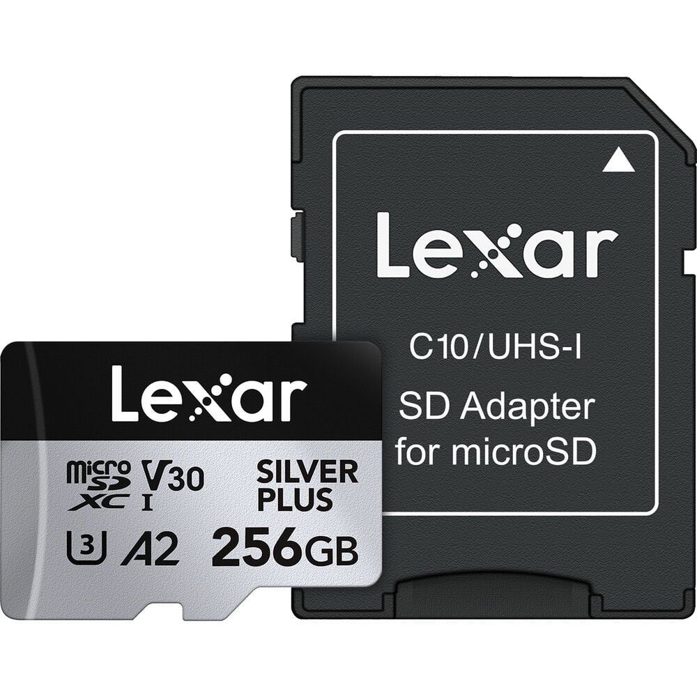 Lexar Professional 256GB 205 MB/s Silver Plus Mikro SD Hafıza Kartı