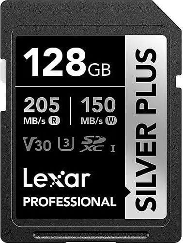 Lexar 128GB Profesyonel Silver Plus UHS-I SD Hafıza Kartı