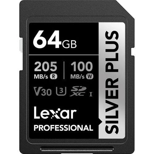 Lexar Professional Silver Plus LSDSIPL064G – detay görseli Lexar Professional Silver Plus LSDSIPL064G detay görseli