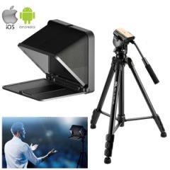 Lensgo TC7 Teleprompter + PDX 701 Profesyonel Tripod Kit