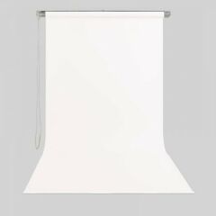 Stüdyo Teknik 190cm x 400cm Sonsuz Beyaz Fon Perdesi Seti