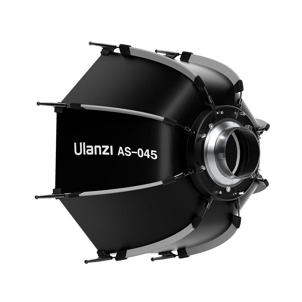 Ulanzi AS-045 Izgaralı ve Gridli Softbox – farklı açıdan görünüm Ulanzi AS-045 Izgaralı ve Gridli Softbox farklı açıdan görünüm