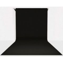 Stüdyo Teknik 270CM x 580CM Sonsuz Siyah Fon Perdesi Seti