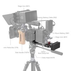 SmallRig 4063B Kompakt V-Mount Plaka Sistemi