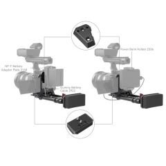 SmallRig 4063B Kompakt V-Mount Plaka Sistemi