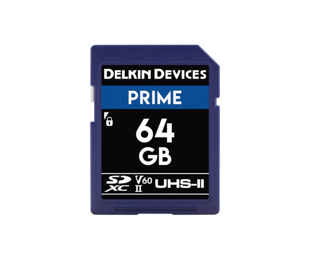 Delkin Devices 64GB Prime UHS-II SDXC – ürün görseli Delkin Devices 64GB Prime UHS-II SDXC ürün görseli