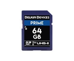 Delkin Devices 64GB Prime UHS-II SDXC (V60) Hafıza Kartı