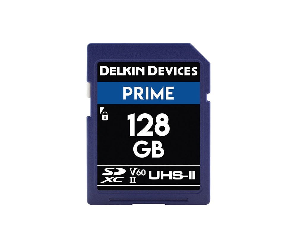 Delkin Devices 128GB Prime UHS-II SDXC (V60) Hafıza Kartı