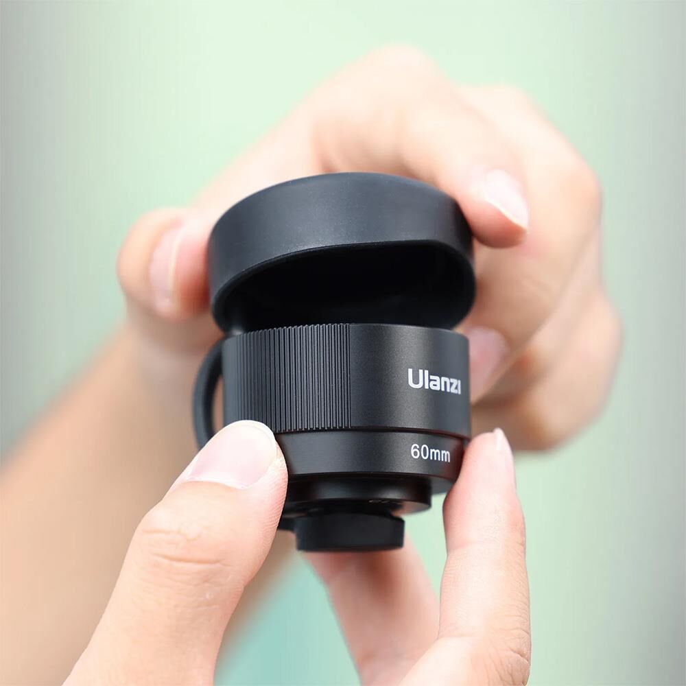 Ulanzi CL-006 60mm Telefoto – yakın plan görseli Ulanzi CL-006 60mm Telefoto yakın plan görseli