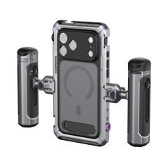 SmallRig 5585 Megatron Edition iPhone 17 Pro  için Çift El Tipi Mobil Cihaz Kiti