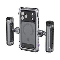 SmallRig 5584 Megatron Edition iPhone 17 Pro Max  için Çift El Tipi Mobil Cihaz Kiti