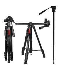 Kingjoy VT-890H6  Video Kamera için Deve Boyu Tripod
