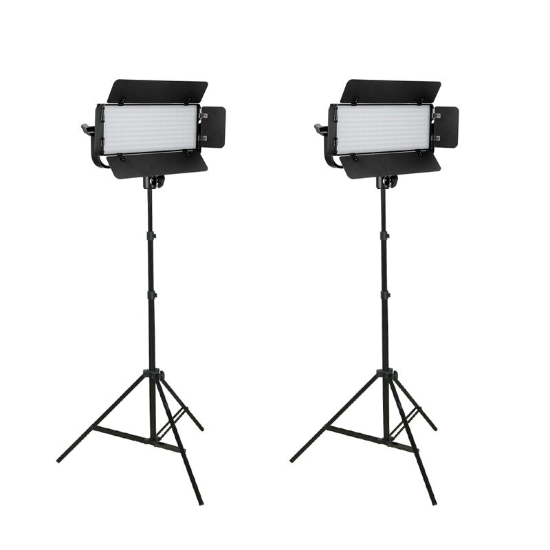 GDX CF-300C BiColor Mobil 2'li Sürekli Video Panel Led Işık Seti