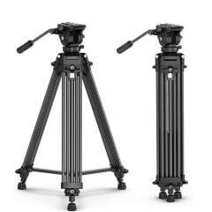 Ulanzi MT-81 Alüminyum 360° Fluid Kafalı Video Tripod