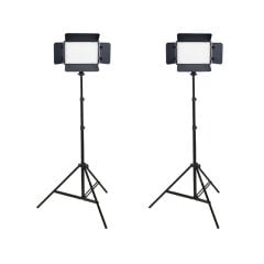 GDX CF-150C BiColor Mobil 2'li Sürekli Video Panel Led Işık Seti