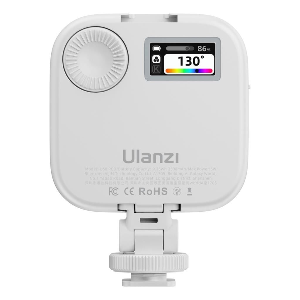 Ulanzi U60 RGB Video Light – yakın plan görseli Ulanzi U60 RGB Video Light yakın plan görseli
